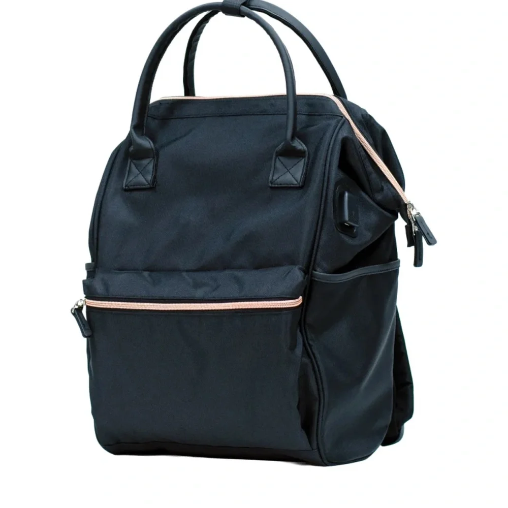 Olympia Melody 16" Black/Rose Gold Backpack - Picture 3 of 8